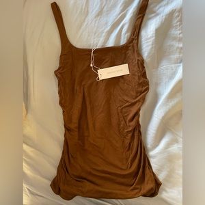 Rebecca Taylor Ruched Tank Top Size ex-small